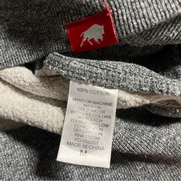 Sportige coyote gray pullover sweatshirt size medium - Picture 5 of 5